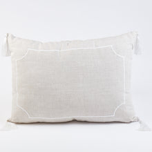 Product with title Embroidered-Linen-Pillow - YPWLN2216-NAT