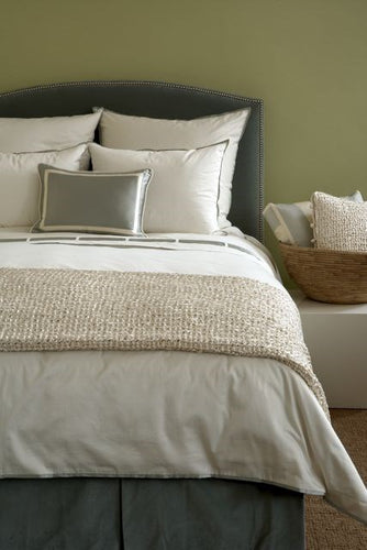 Product with title Snap Cotton Duvet With Charmeuse Trim