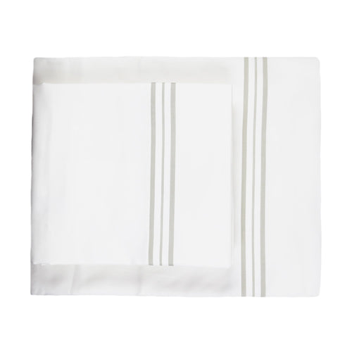 Product with title Hem Stripe Sheet Set - YSETSSCSCK-WHI-TAU